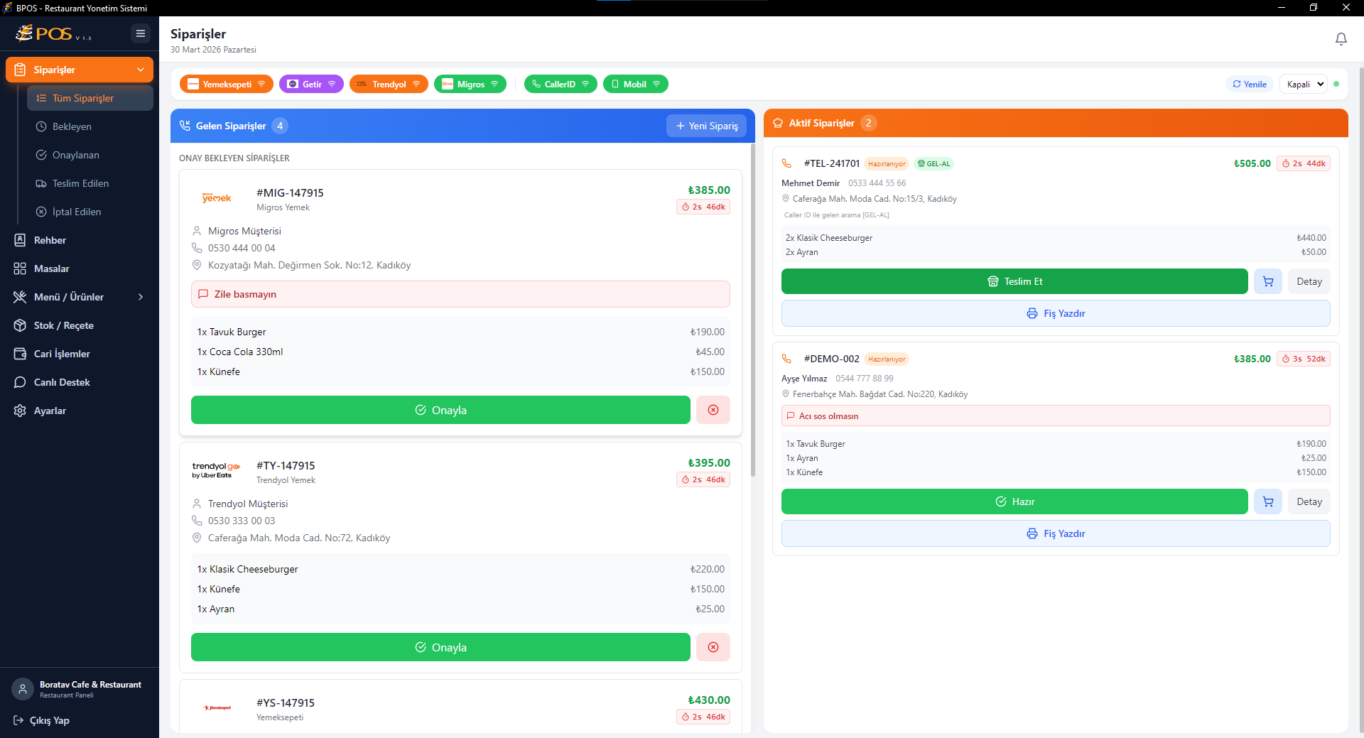 Platform Entegrasyonları